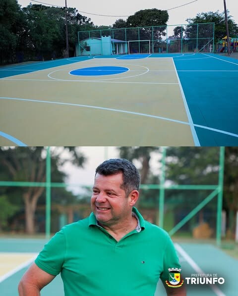 A Administração Municipal realizou hoje a inauguração das quadras esportivas da E.M.E.F. Jozué Machado dos Santos e do Ginásio de Esportes do Porto Batista,